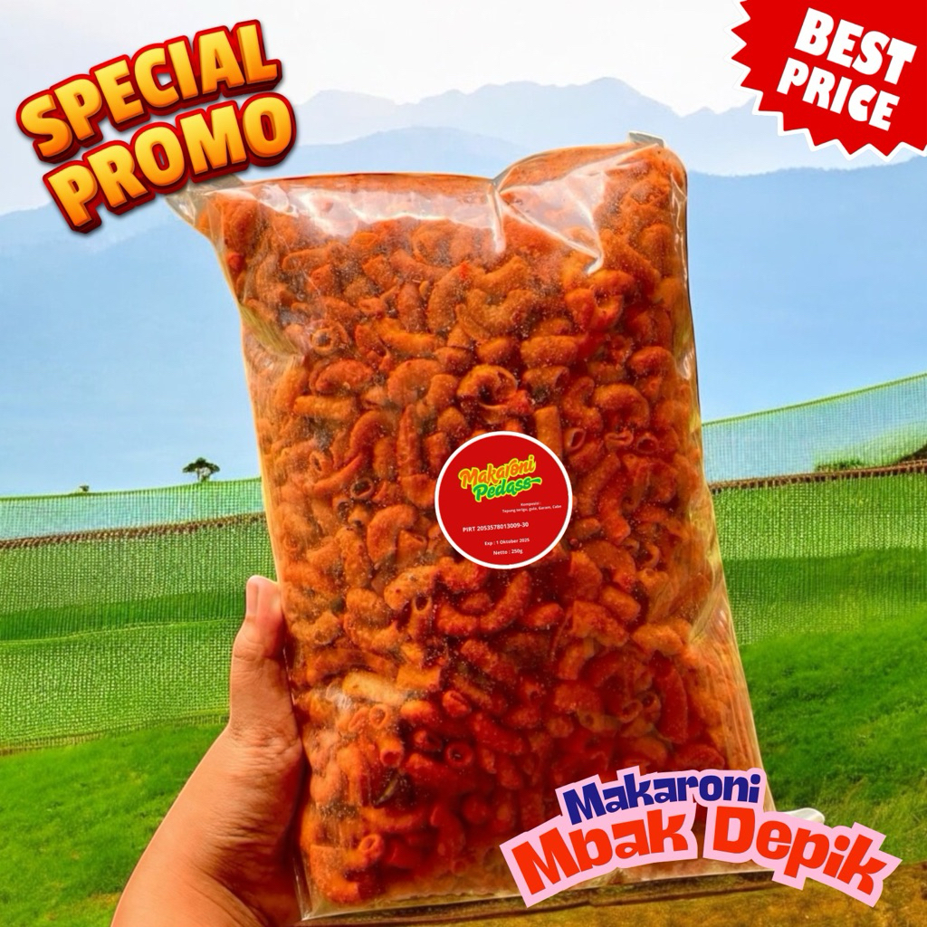 

250g Makaroni Pedas Membara – Camilan Anti Ngenes