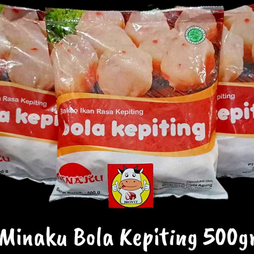 

MINAKU BOLA KEPITING 500GR - FROZEN FOOD - BRONTZ JOGJA