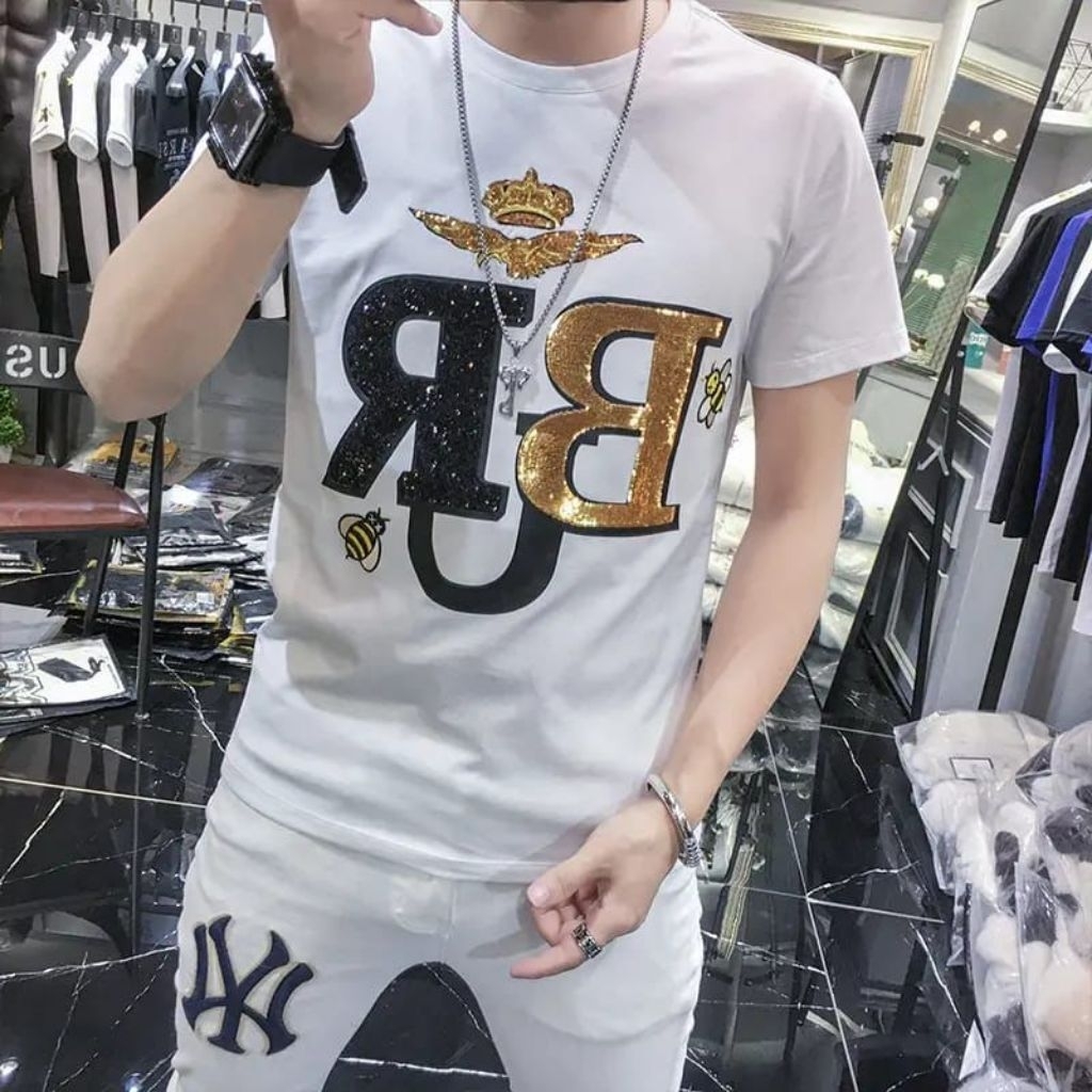 kaos pria keren kaos lengan pendek