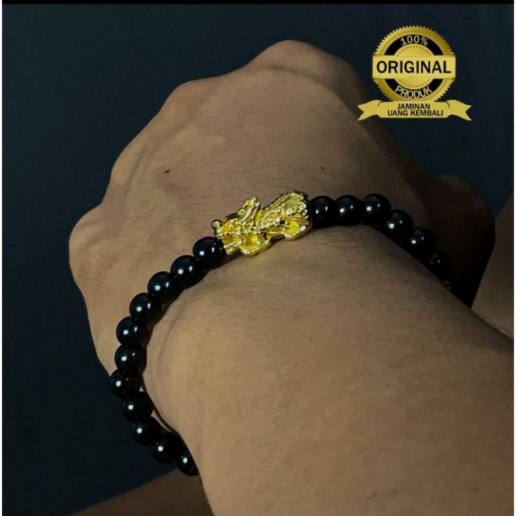 gelang Blade Jade naga emas pria dan wanita
