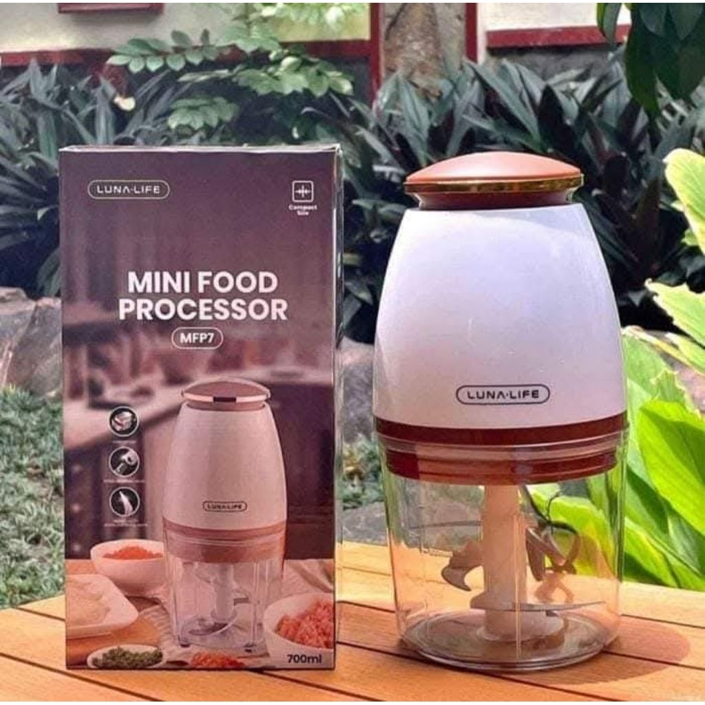 Mini Food Processor Blender Kapsul sultanMerk Luna life ori


