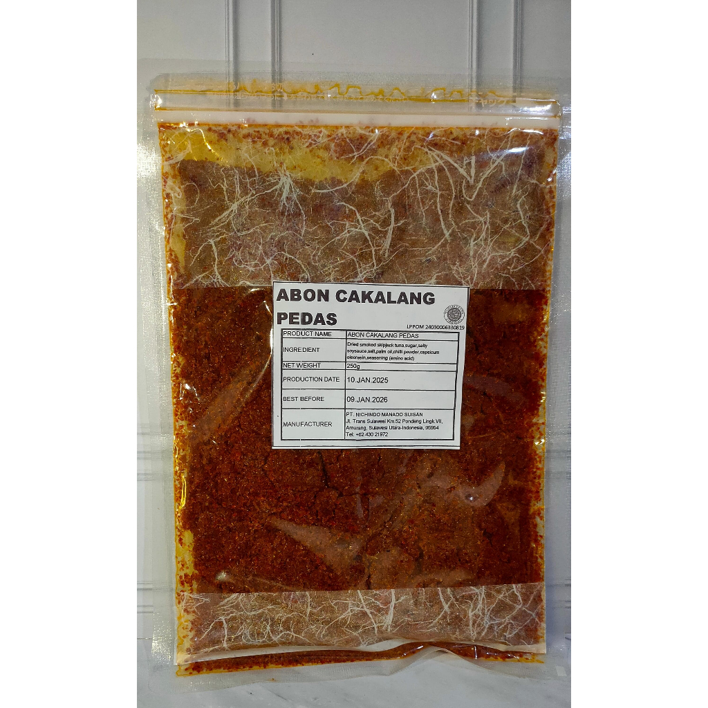 

Abon Cakalang Pedas 250gr