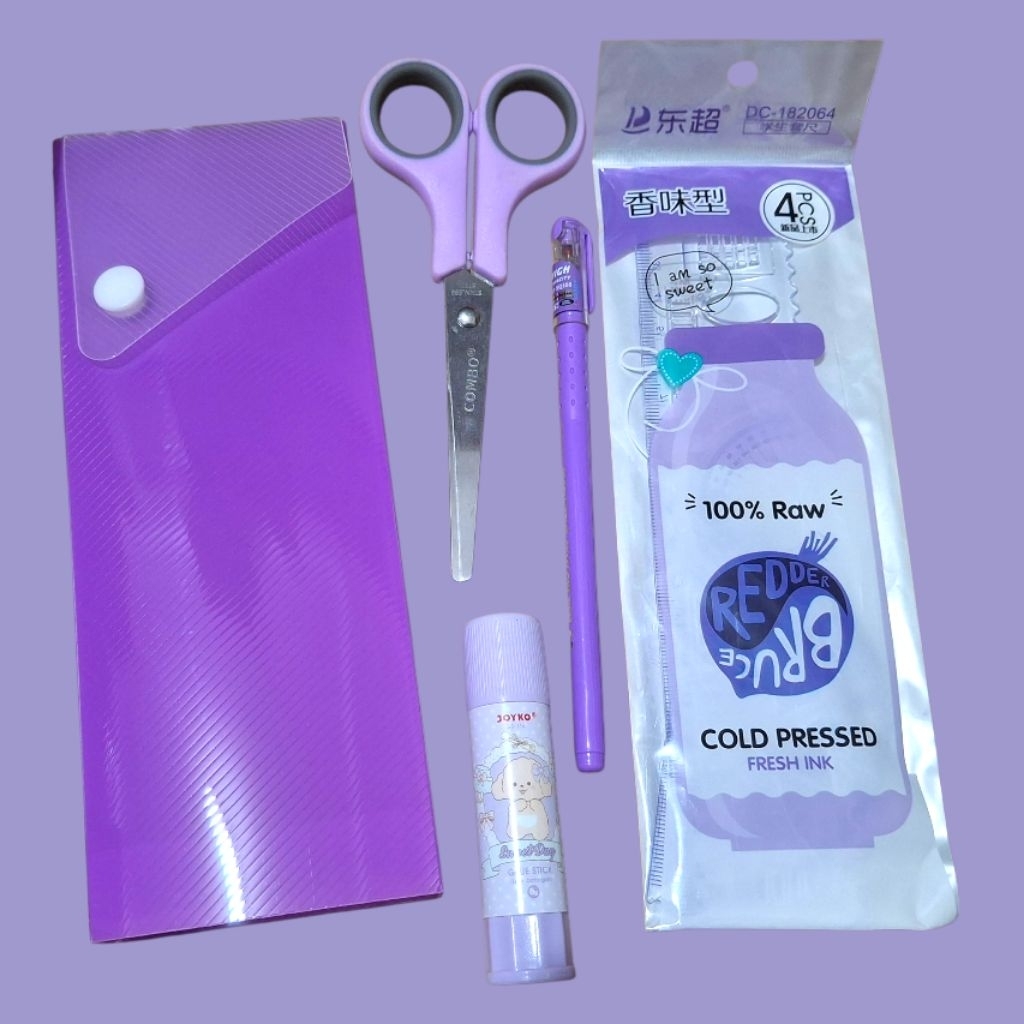 

Paket Alat Tulis/Hampers/Paket Anak Sekolah (Warna Ungu)