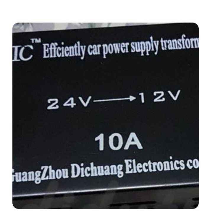 RH8579 inverter DC Converter/Step Down 24V ke 12V 10 Ampere 10a 10ampere by PCM LTC GLODOK