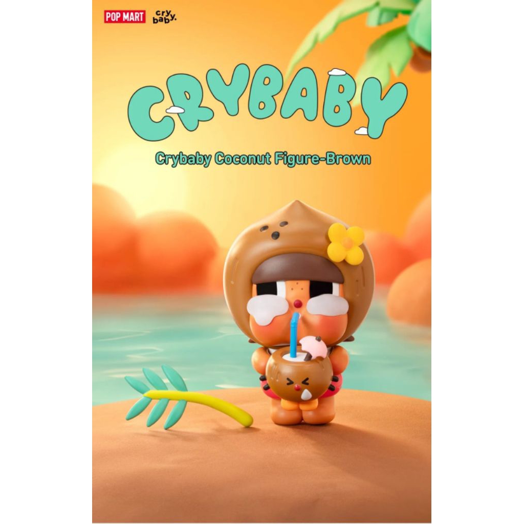 Crybaby Coconut Figure - Brown - POP MART