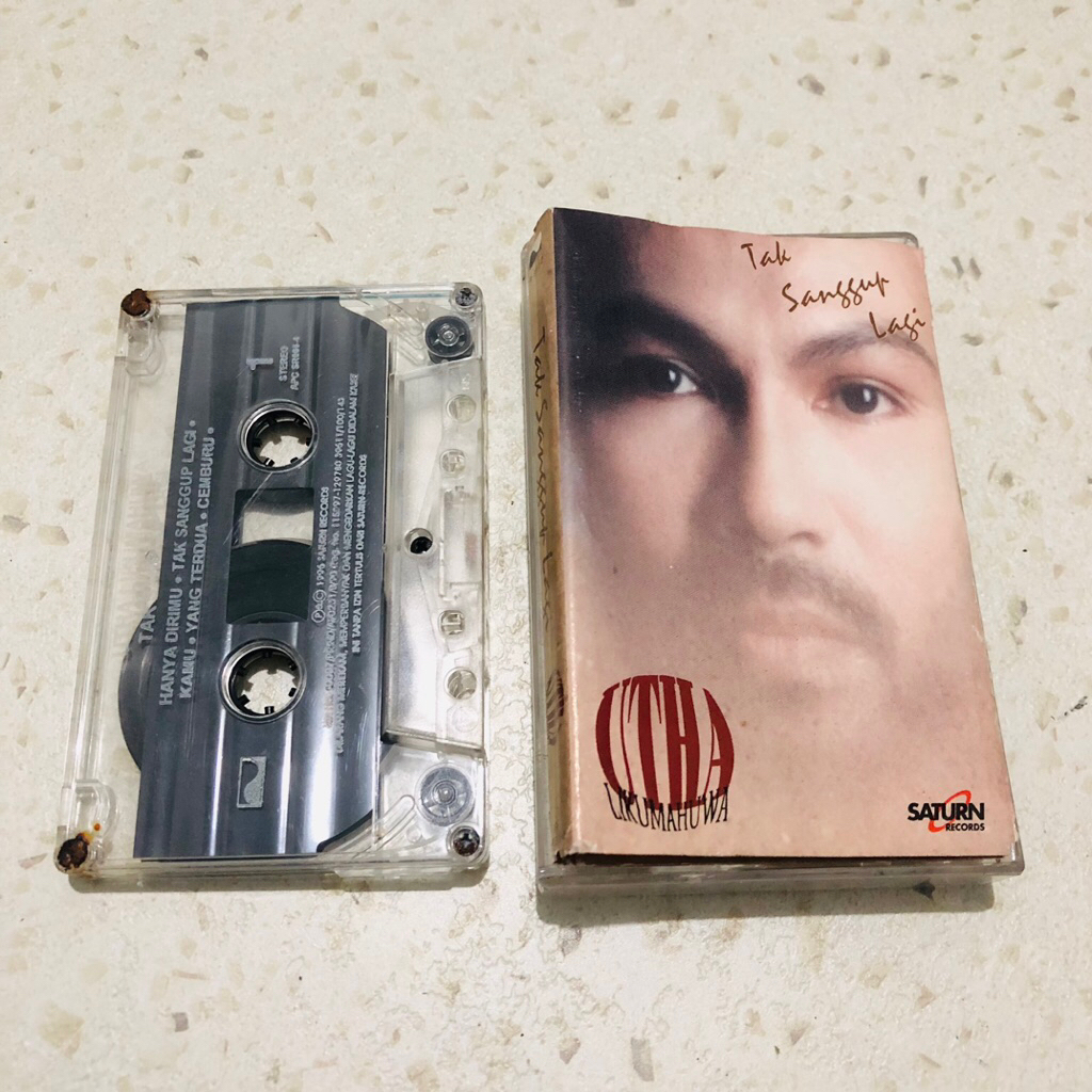 Kaset Pita Utha Likumahua - Tak Sanggup Lagi - Kaset Pita Original