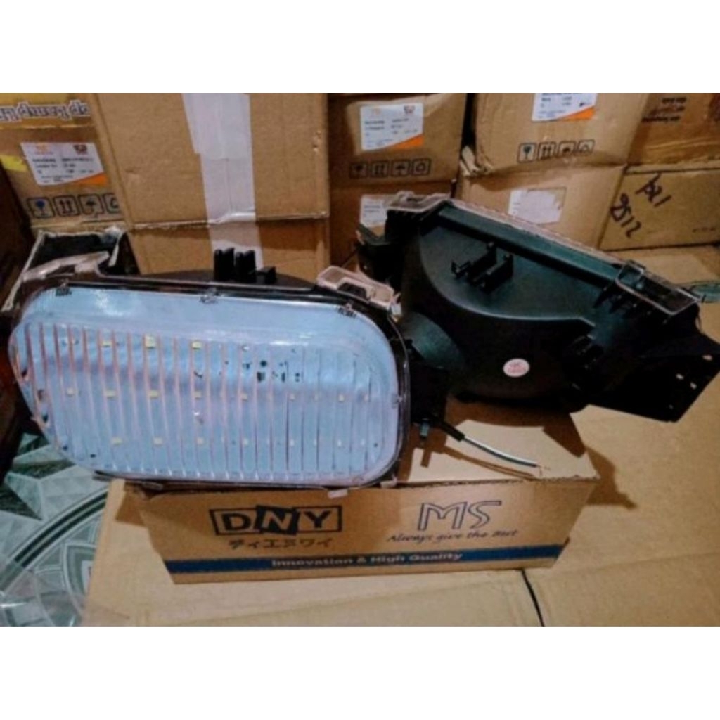 FOG LAMP LAMPU KABUT LAMPU BEMPER MITSUBISHI CANTER PS110 / PS125 / LED 24V 1SET