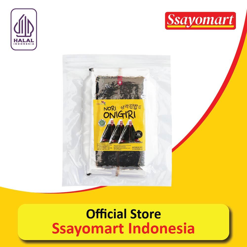 

NORI ONIGIRI | Nori Wrapper Khusus Bungkus Nori Triangle / Sushi Nori (ISI 10,20,50 Lembar)