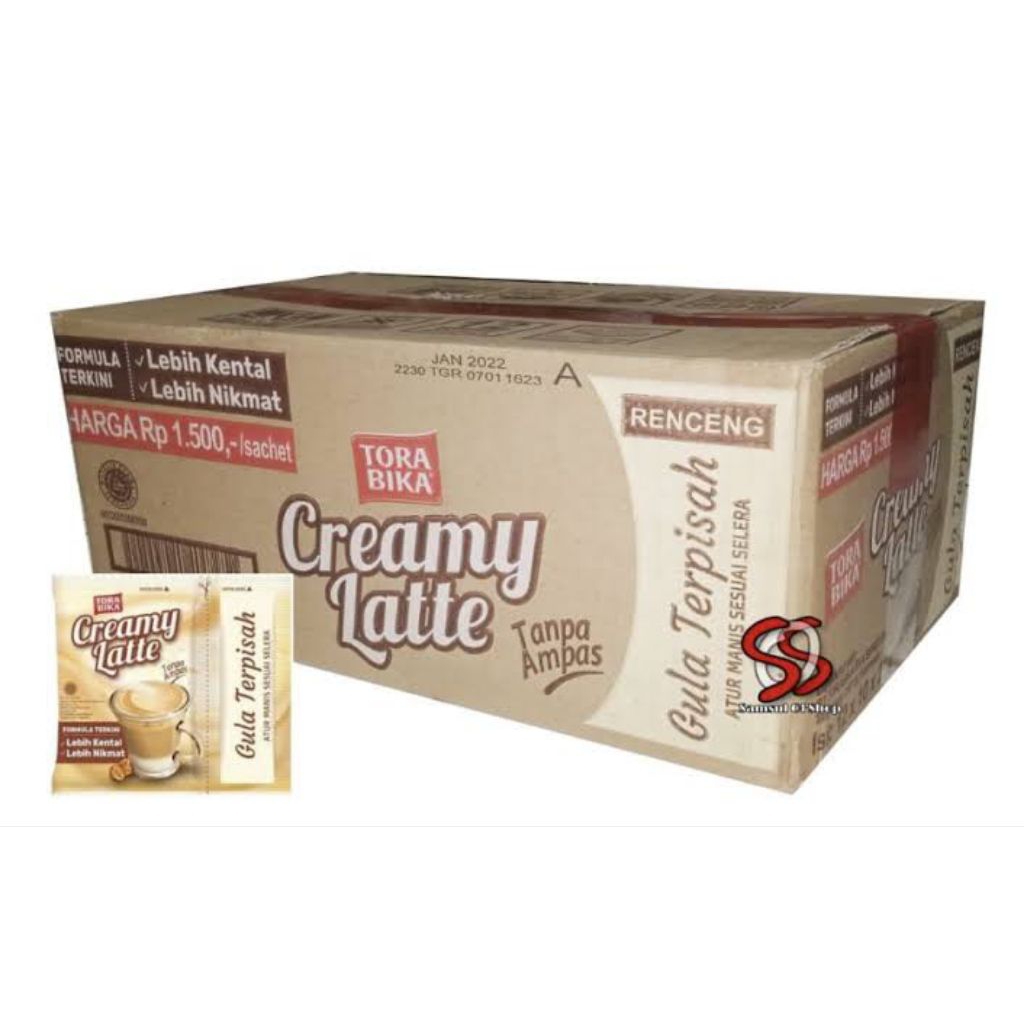 

Tora Bika Cream Latte 12 Rtg 120 Sachet 1 karton