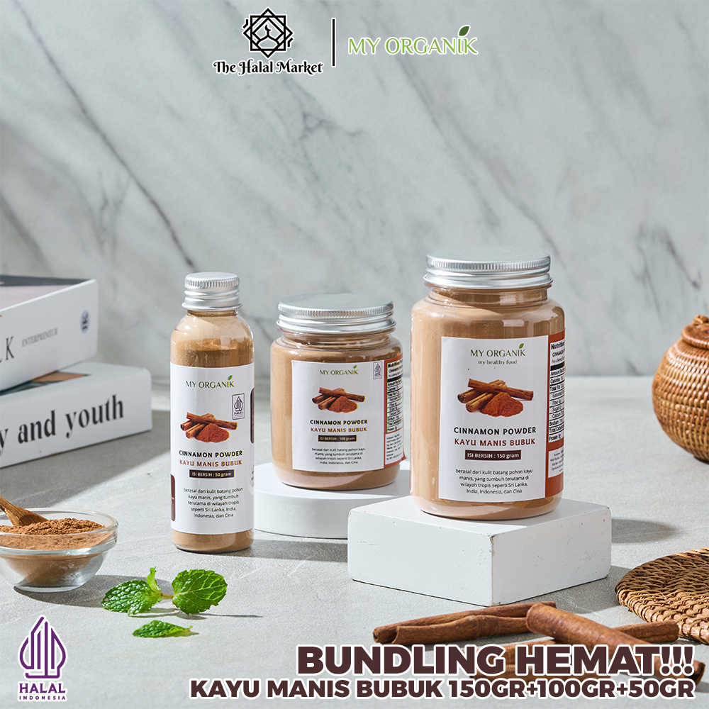 

My Organik Kayu Manis Bubuk Cinnamon Powder Kemasan 50g