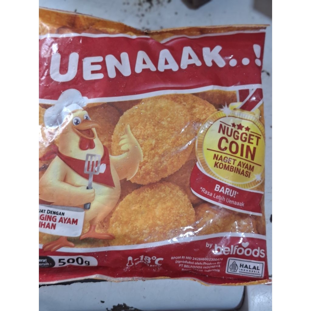 

NAGET AYAM COIN BY BELFOODS 500 GRAM