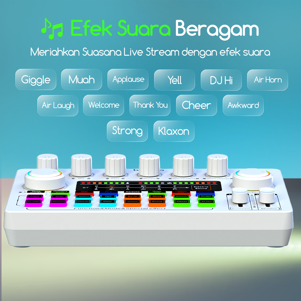 Soundscape BonkyoCod F999Max&F999X Sound Card Bluetooth Live Soundcard F999Max&F999X Soundcard Audio