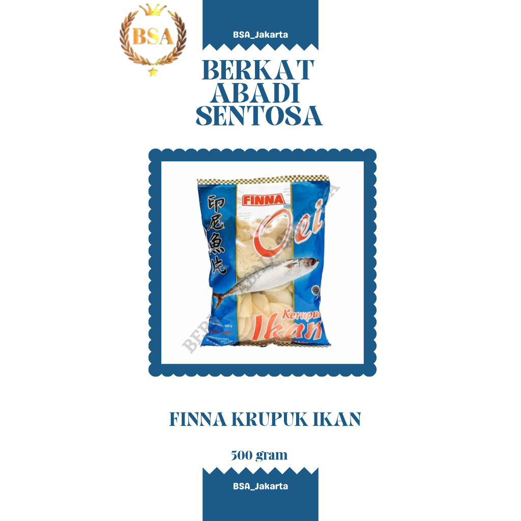 

FINNA KRUPUK IKAN (500 gr)