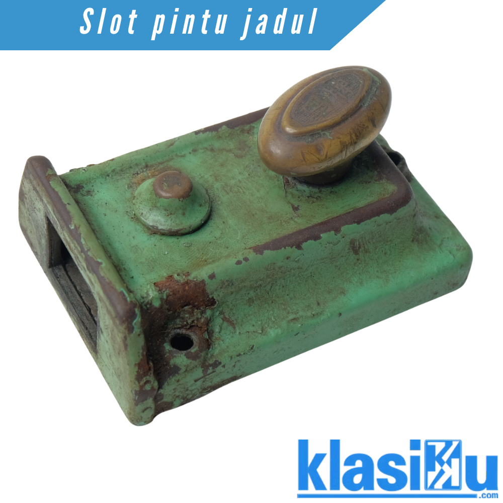 Slot pintu jadul antik lawas kuno gagang pintu kunci freder