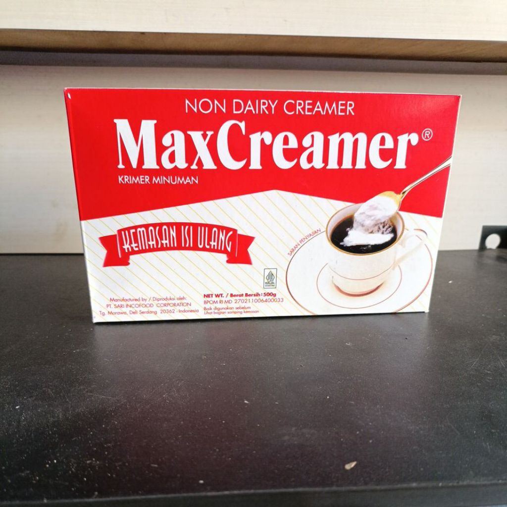 

MAX CREAMER NON DAIRY CREAMER @500GR