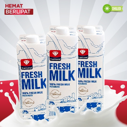 

HEMAT BERLIPAT BELI 3 PCS DIAMOND FRESH MILK PROFESIONAL 946 ML