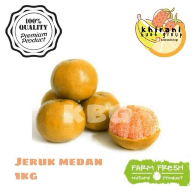 BUAH JERUK MEDAN MANIS 1Kg