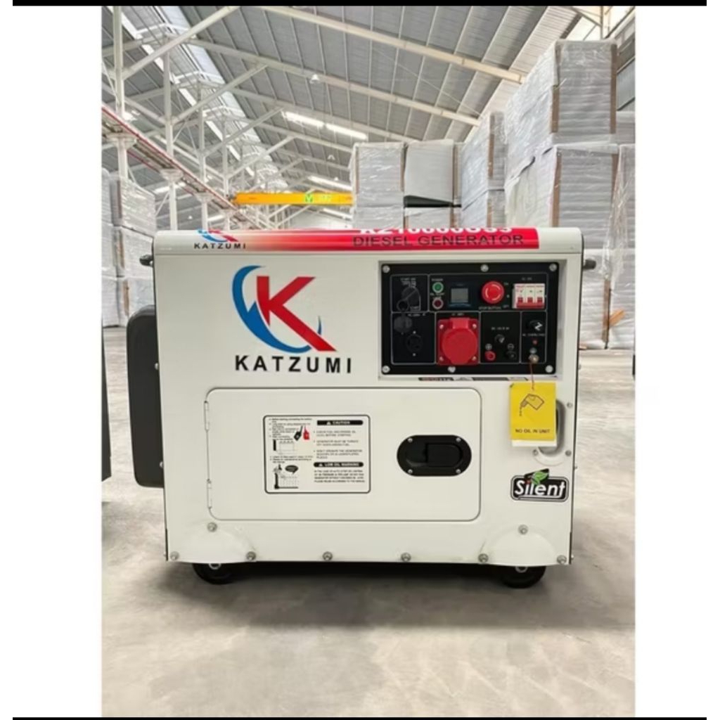 GENSET 7 KVA KATZUMI PORTABLE SILENT DIESEL KZ10000US3
