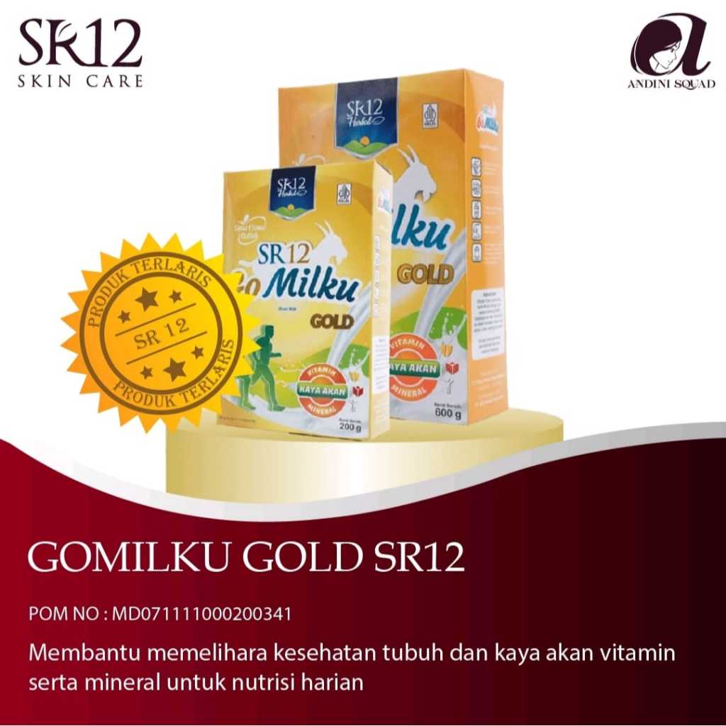 

GOMILKU GOLD SR12 Susu Kambing Etawa Rendah Lemak, Bebas Gula & Tinggi Kalsium