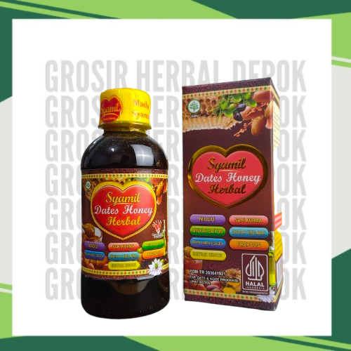 

SYAMIL DATES HONEY HERBAL 200ml - madu syamil herbal - madu kurma