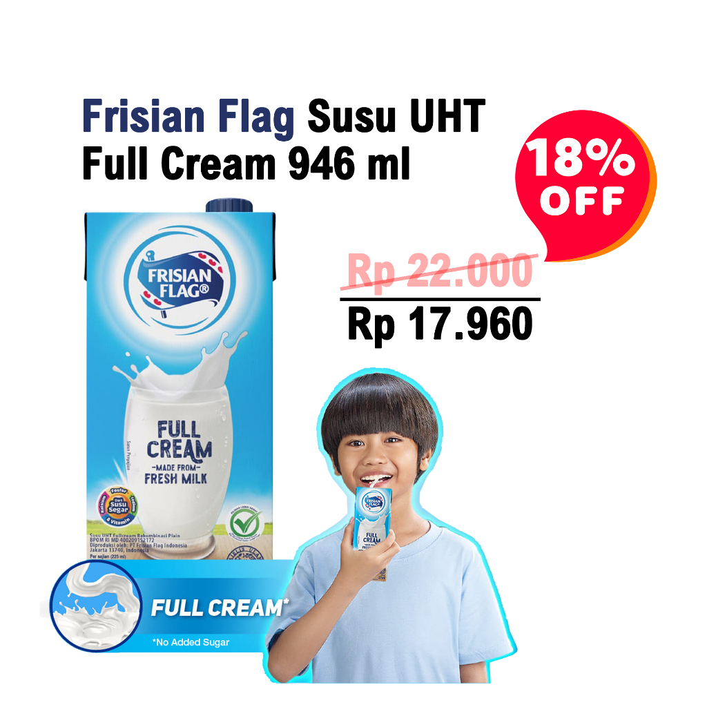 

Frisian Flag Family UHT Full Cream 946 ml