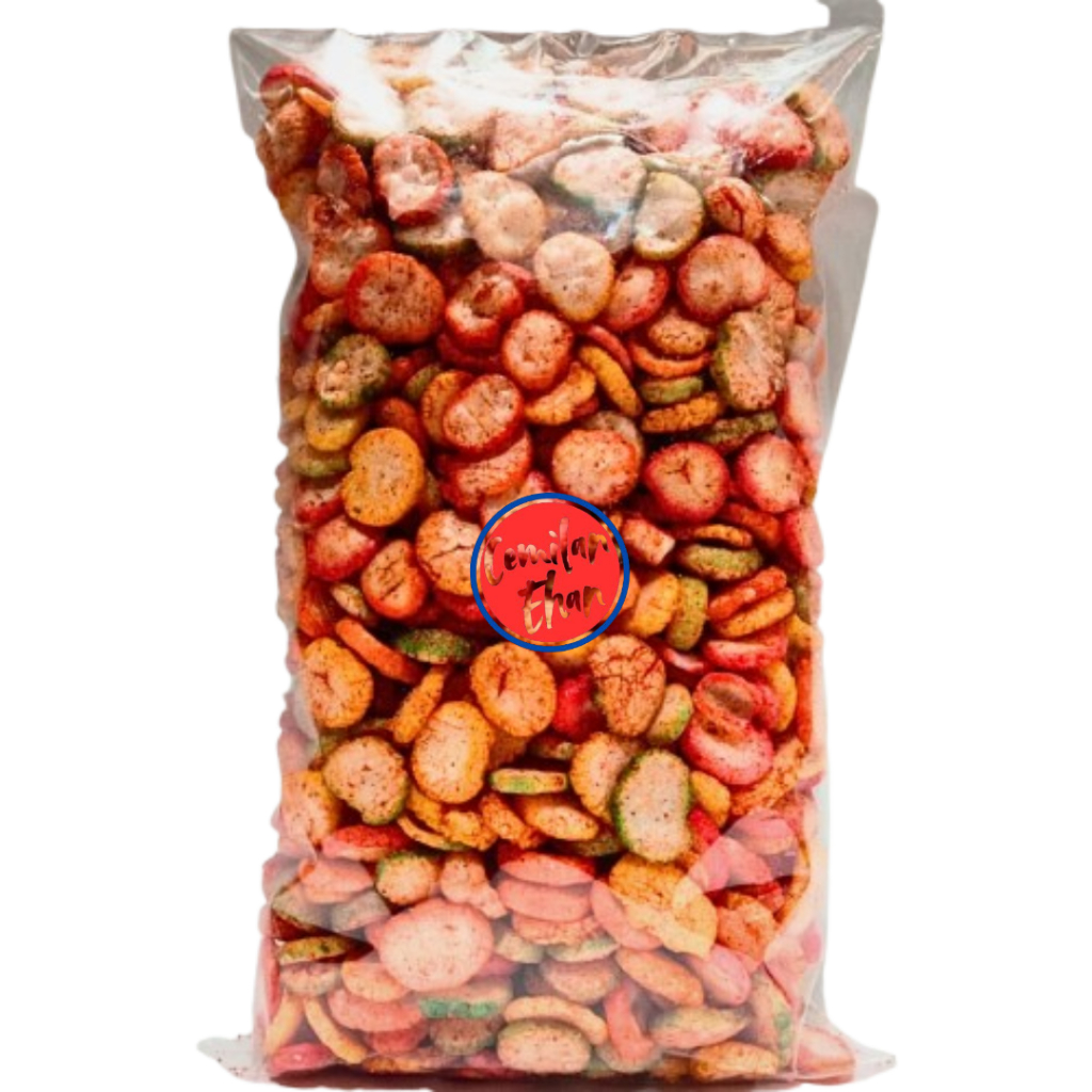 

kerupuk kancing pedas crunchy 250gram camilan yang renyah dan pedas rasa yang tak pernah mengecewakan