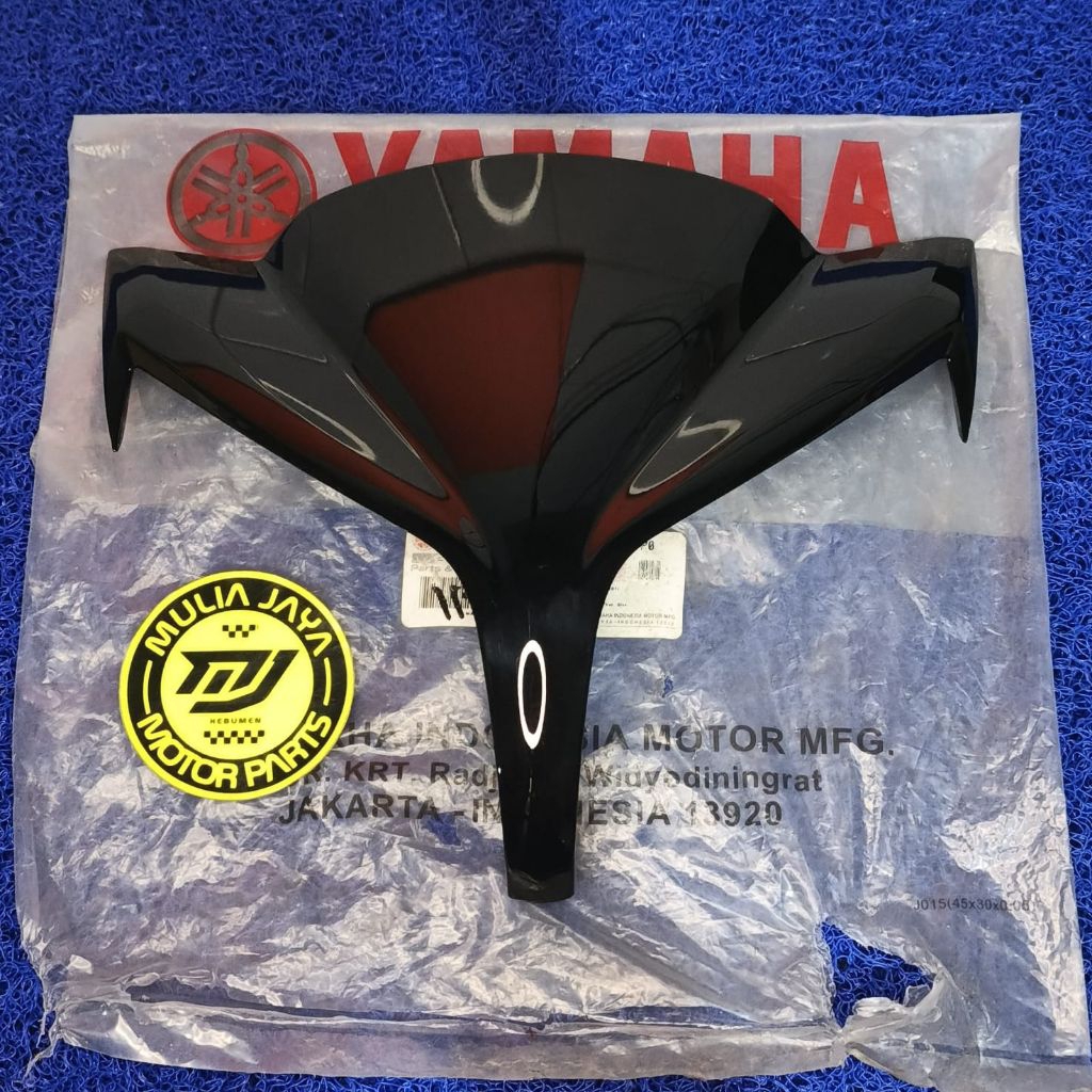 VISOR WINSHIELD BATOK DEPAN ATAU COVER YAMAHA JUPITER Z NEW 115 ROBOT HITAM ORIGINAL YGP 31B-F6477-0
