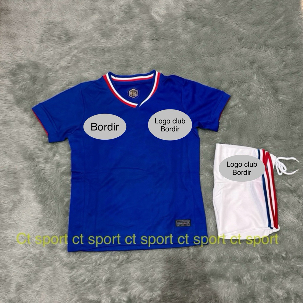 BAJU BOLA KIDS ( ANAK - ANAK ) Pr@nc1$$$ HOME  2024 baju bola anak  2024 new celana putih