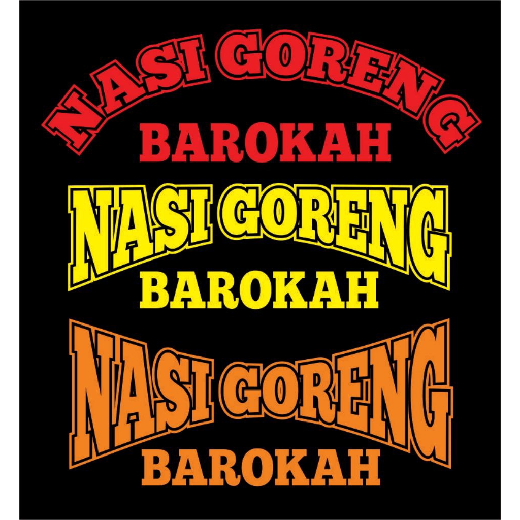 

cutting stiker satu warna melengkung bisa custom nama dll