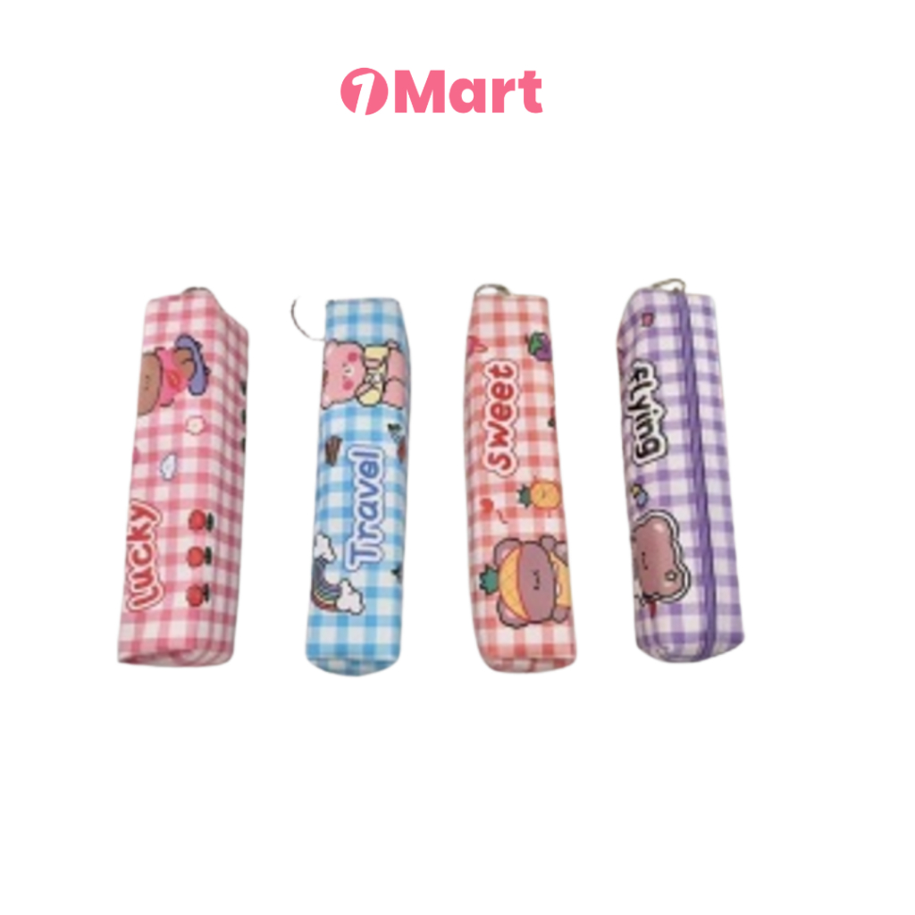 

1MART Tempat Pensil Motif Kotak Karakter Beruang