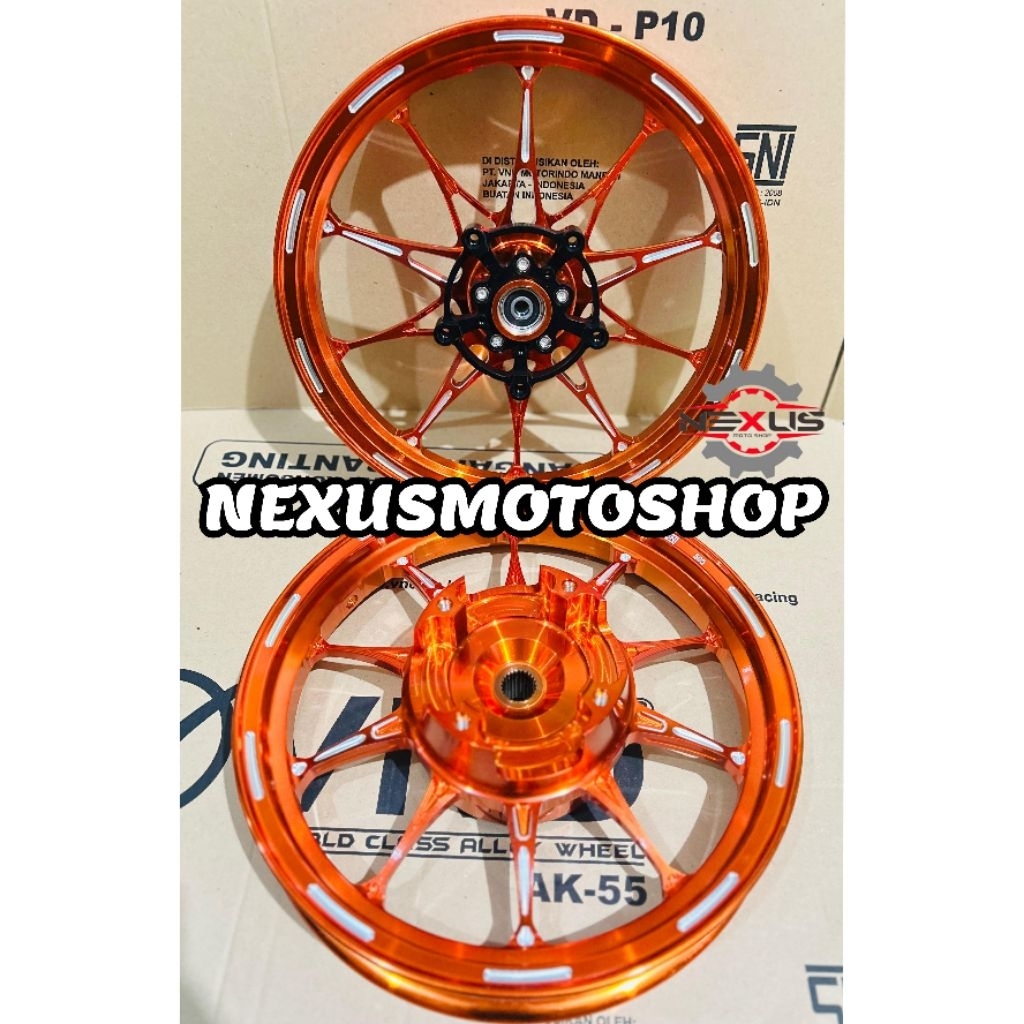 Velg VND H 10 PCX 160 ABS/ PCX 160 CBS 185x14 & 215x14 Velg Racing Vnd H10 Pcx160 Abs/ pcx160 cbs Pe