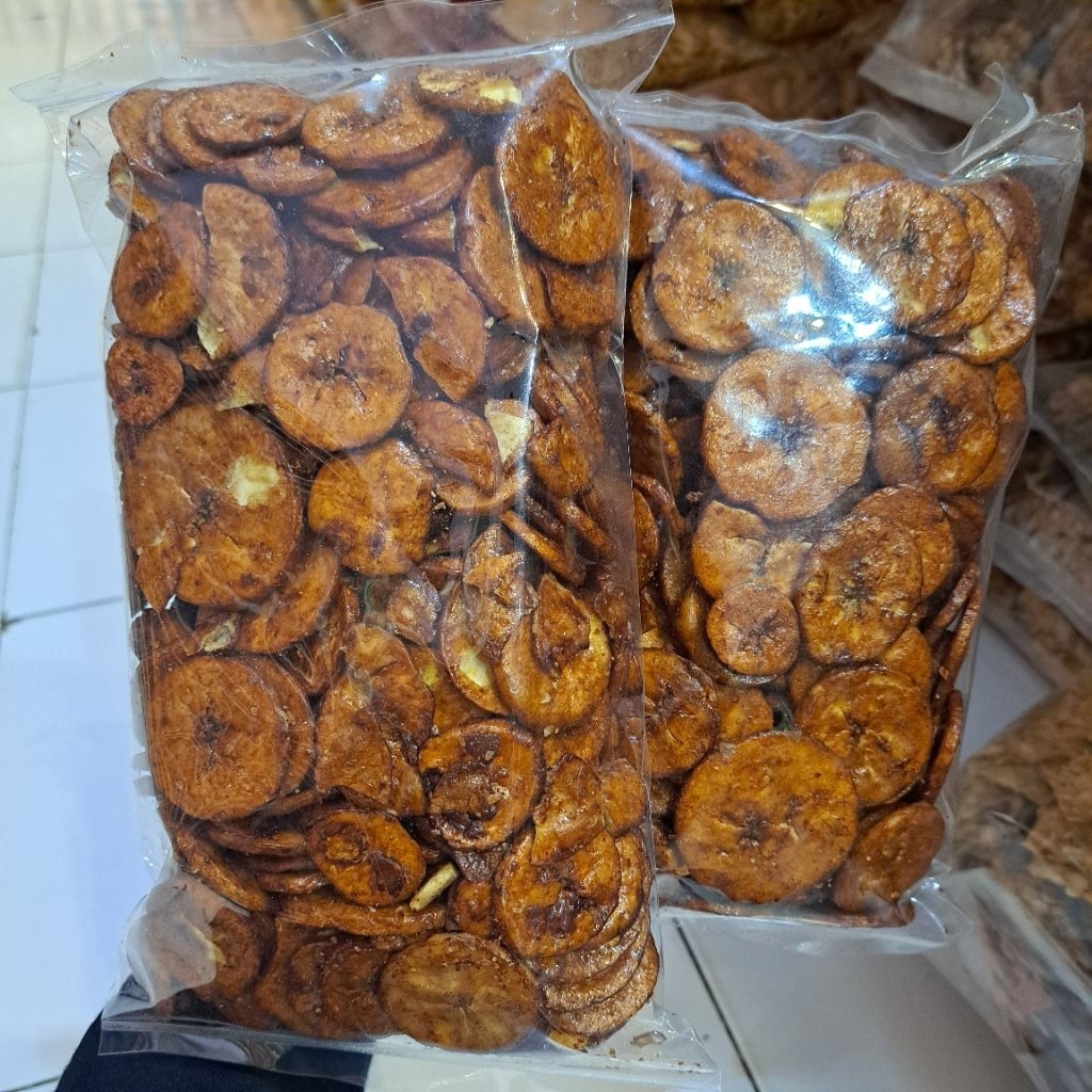 

Keripik pisang koin COKLAT & MANIS NANGKA