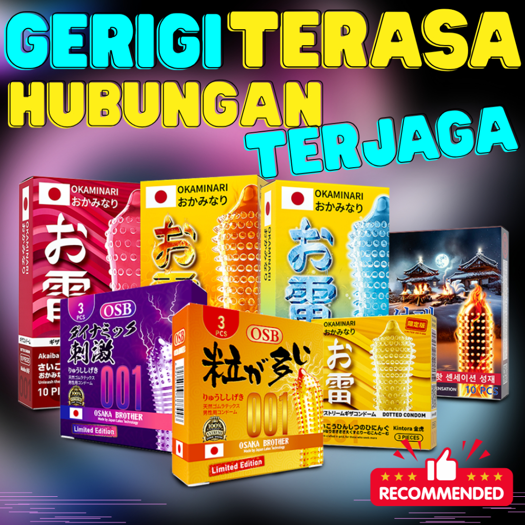 Kondom Gerigi Ultrathin 001 Dotted Premium - Kondom Pria Dewasa - Gerigi Tebal