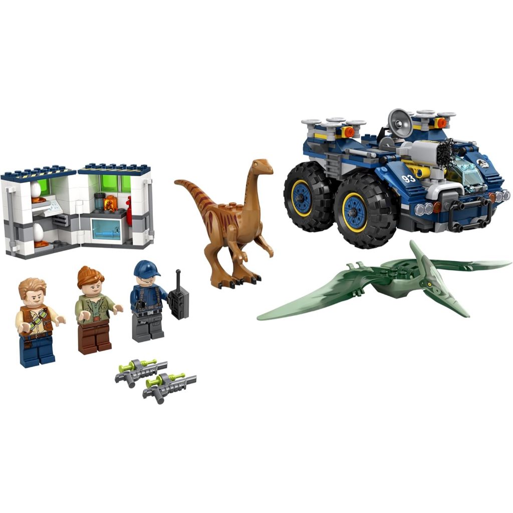 LEGO Jurassic World Gallimimus and Pteranodon Breakout 75940, Dinosaur Building Kit for Kids