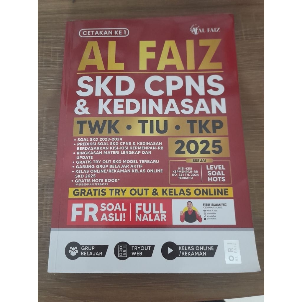 buku skd cpns & kedinasan privat al faiz 2025