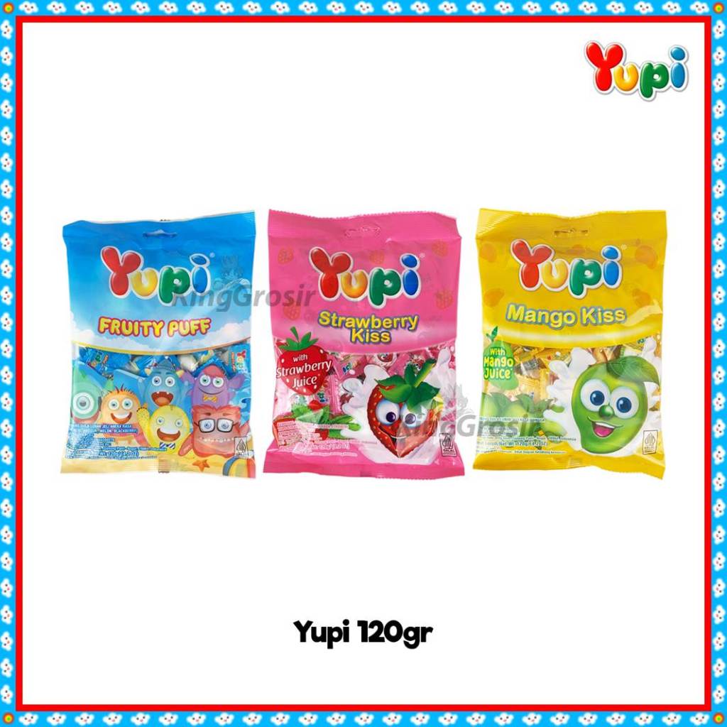 

Yupi Kemasan Bag 120gr / Permen Yupi / Yupi Gummy Candy