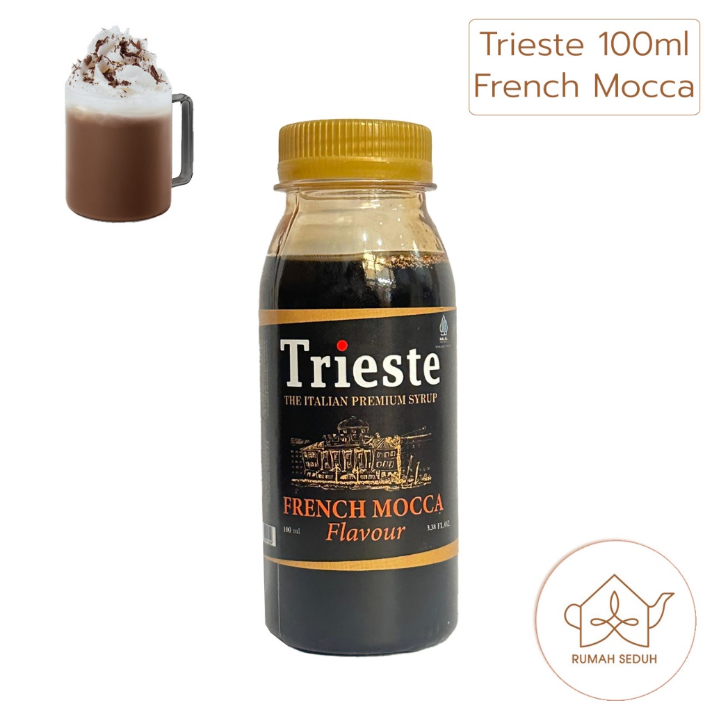 

100 mL Sirup French Mocca Trieste - Trieste Premium French Mocca Syrup