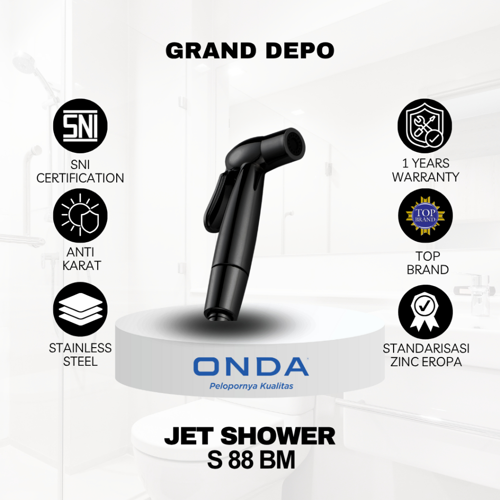 Onda Jet Shower S 88 BM / Jet Shower Onda / Shower Cebok Onda