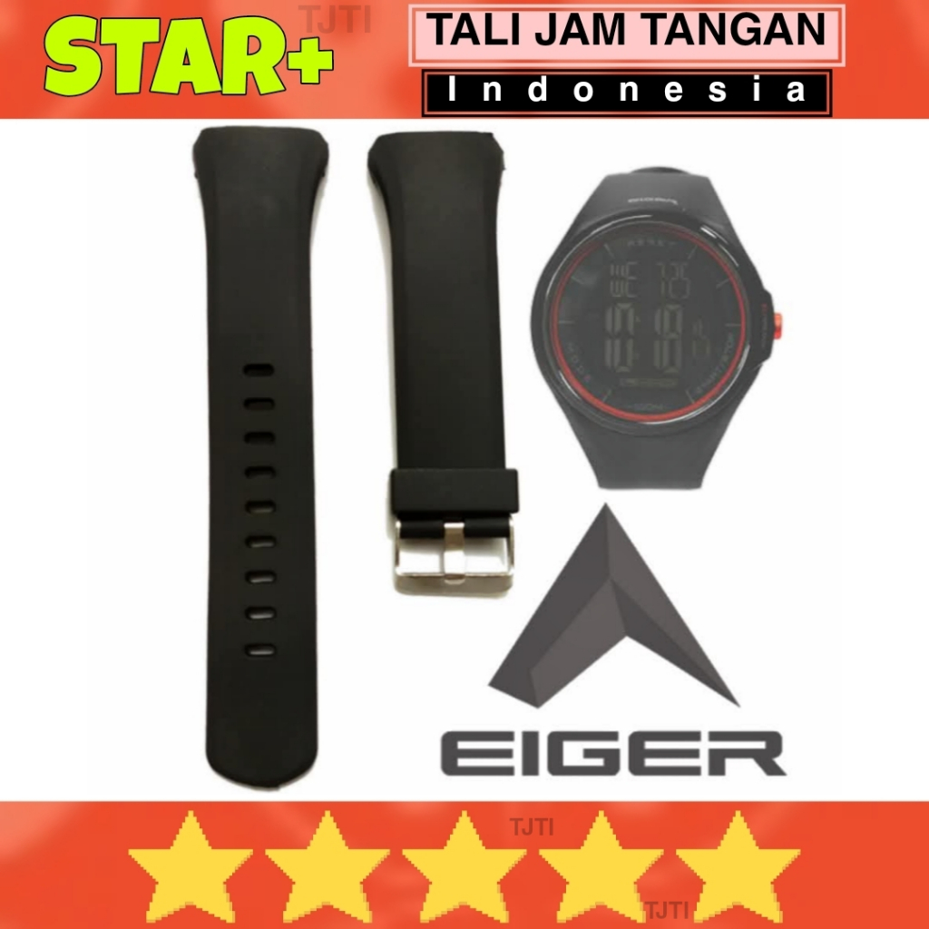 Strap tali jam tangan digital 6710 hitam berkualitas strap 8086 strap iyw82