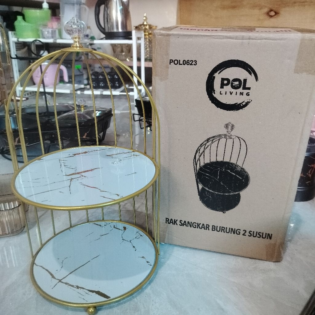 RAK SANGKAR BURUNG 2 SUSUN