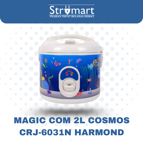 COSMOS CRJ-6031 N Magic Com / Rice Cooker Harmond 2 Lt (Anti Gores)