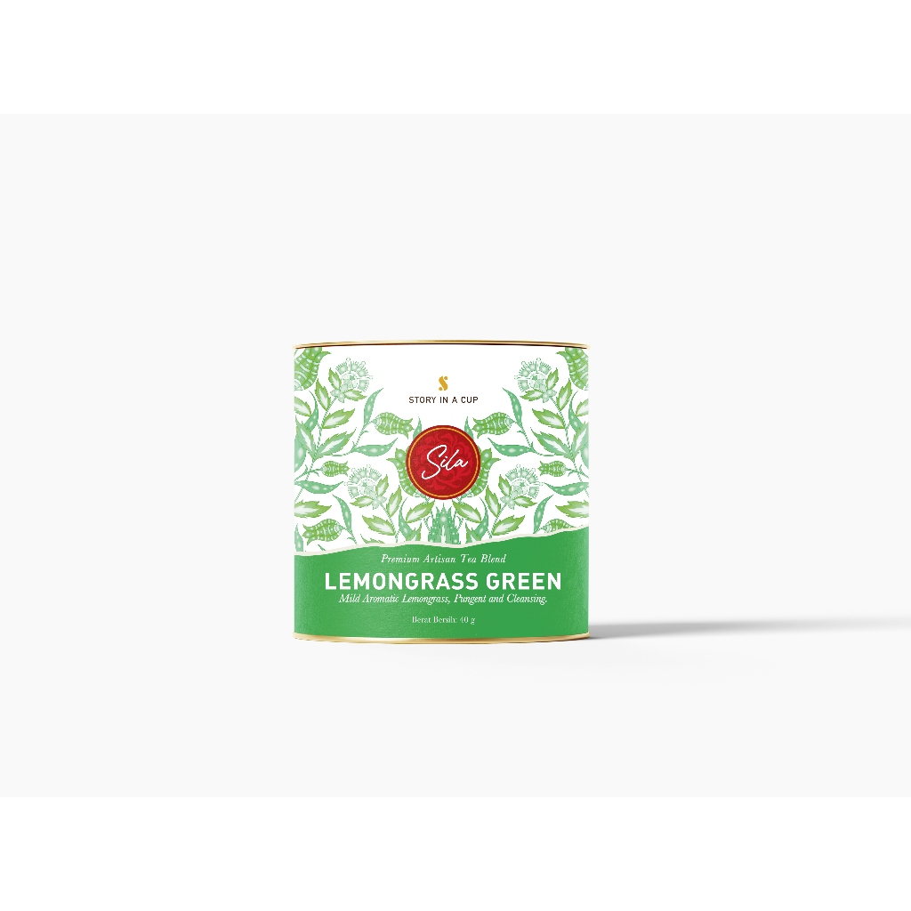 

Sila - Lemongrass Green - Daily Gourmet - Premium Tea - Canister Mini - Teh Premium - Green Tea