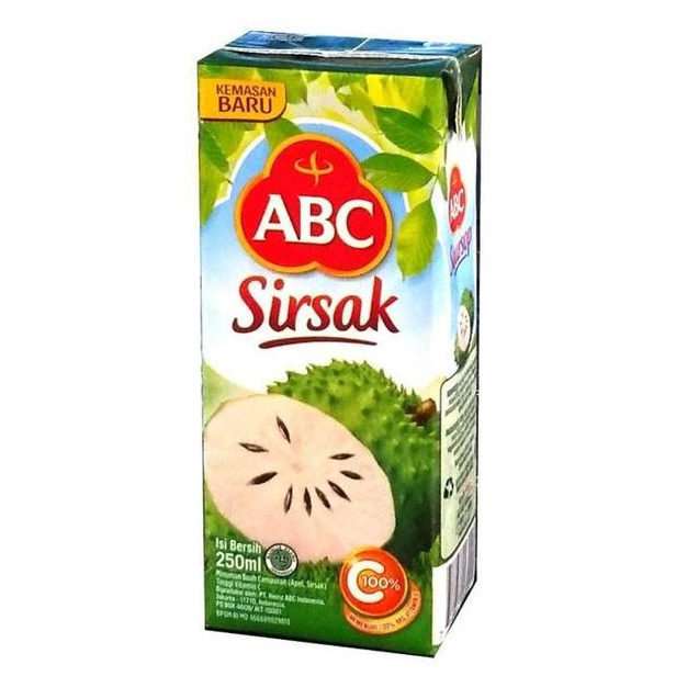 

ABC SOURSOP JUICE KTK 250 ML 711844160095