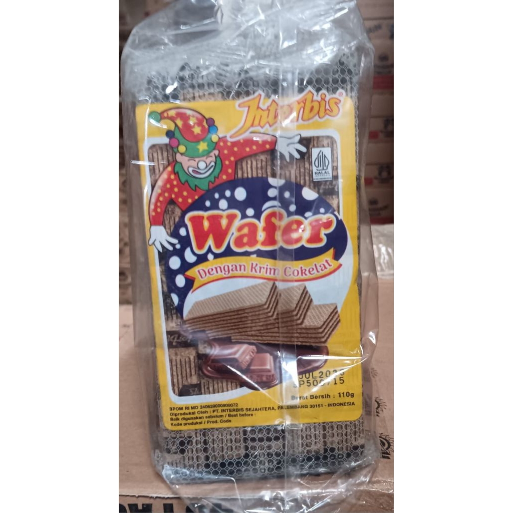 

Interbis wafer per bungkus isi 10 pieces