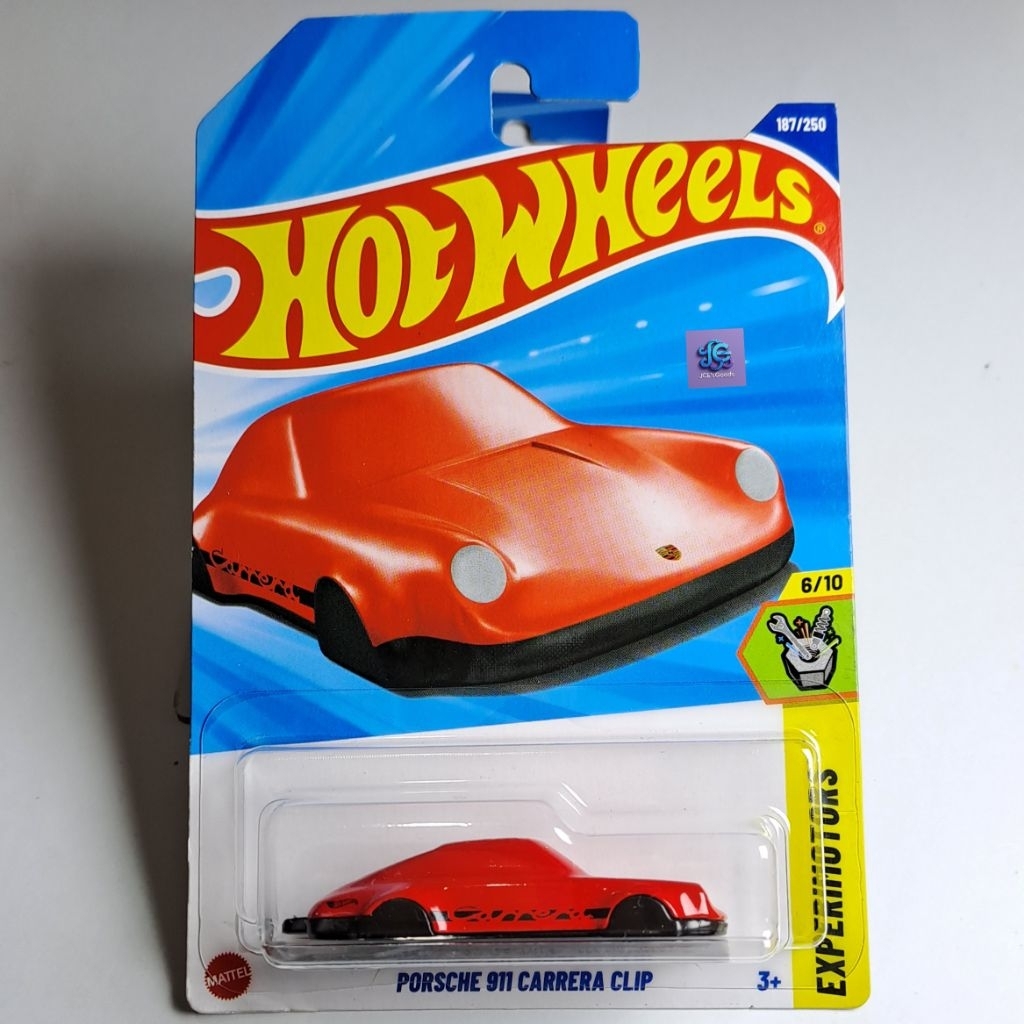 Hot Wheels / Hotwheels Porsche 911 Carrera Red & Black Keychain / Gantungan Kunci. Diecast Porsche