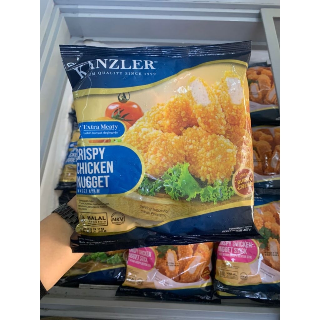 

KANZLER CRISPY CHICKEN NUGGET 450GR / BUBBLE CRUMB