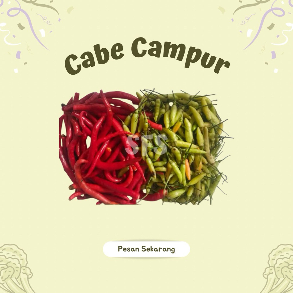 

Cabe Cabai Lombok Campur - Sayur Fresh Solo