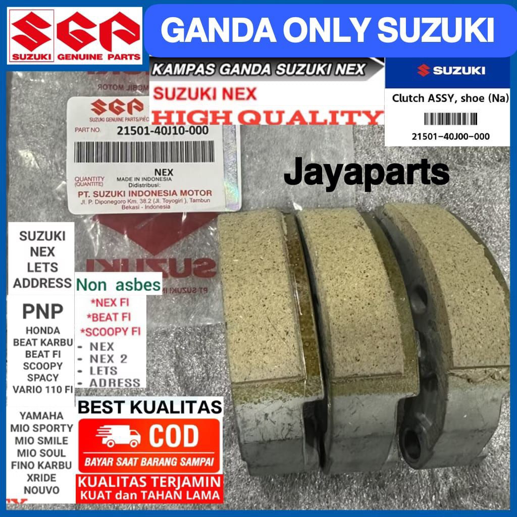 Kampas kopling ganda suzuki NEX NEX 2