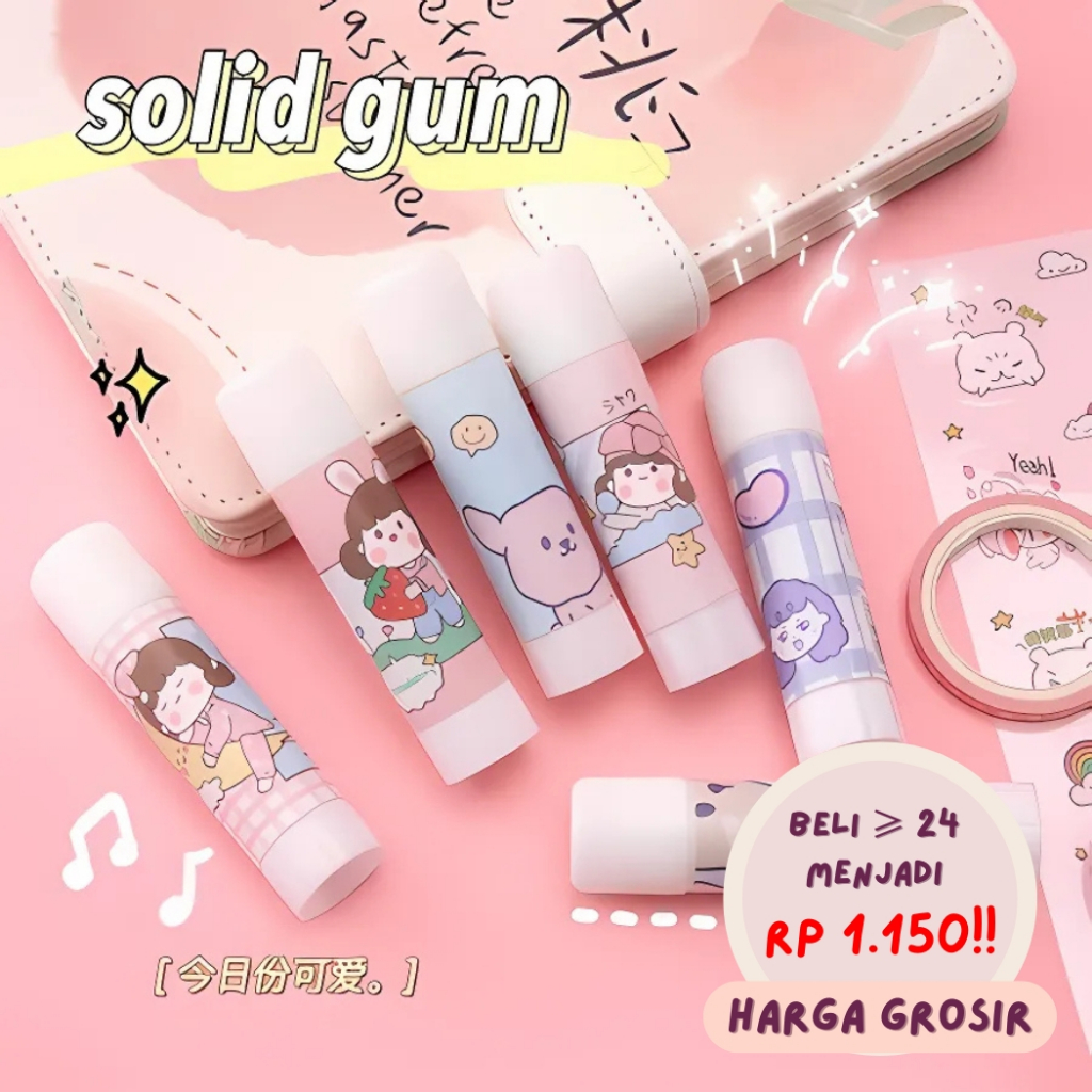 

1 Pcs Lem Kertas Lem Stik Lem Putar Best Seller