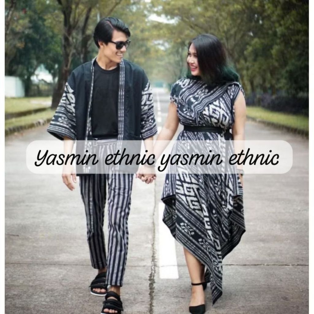 SET COUPLE ETNIK - COUPLE TENUN - KIMONO TENUN
